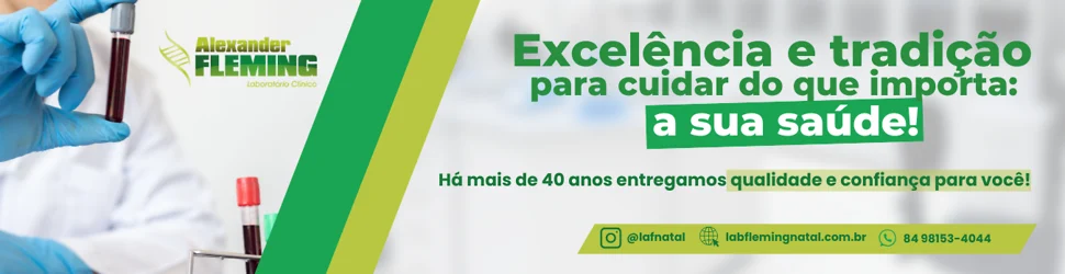 Laboratório Alexander Fleming — excelência e tradição há mais de 40 anos.